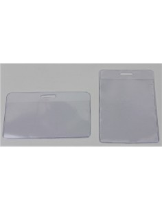 CAJA 50 FUNDAS IDENTIFICACION PVC NATURAL 90X62MM IBERPLAS 107450