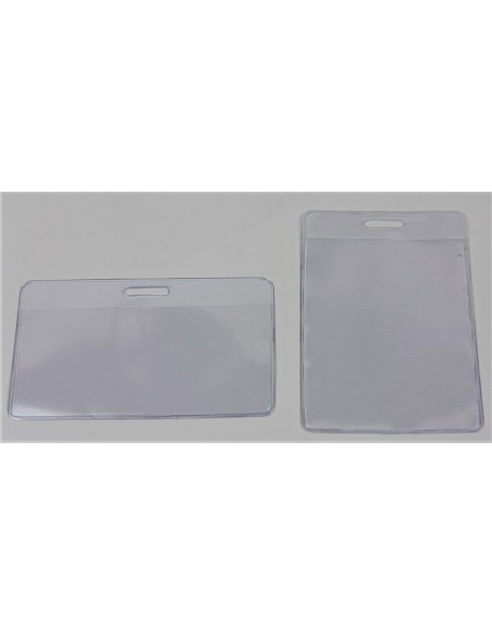 CAJA 50 FUNDAS IDENTIFICACION PVC NATURAL 90X62MM IBERPLAS 107450