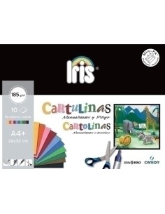 CARTULINA A4+ IRIS MINI PACK de 10