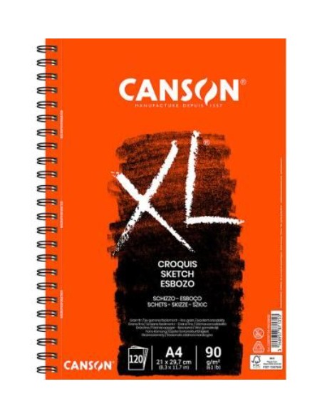 XL Sketch Bloc de hojas de papel para bellas artes 20 hojas