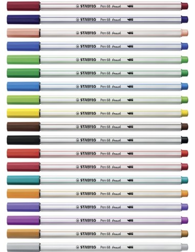 Pen 68 brush rotulador Azul 1 pieza(s)