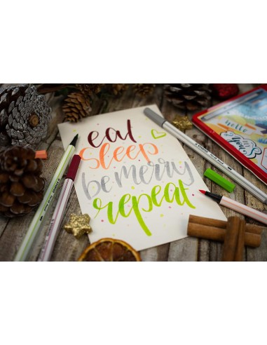 Pen 68 brush rotulador Multicolor 25 pieza(s)