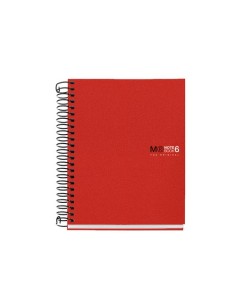 BLOC MR NB-6 mic.PP A6 150h CD.5 ROJO - Pack de 5 unidades