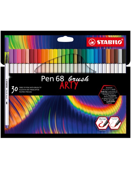 Pen 68 brush ARTY rotulador Colores surtidos 30 pieza(s)
