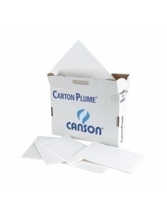 CARTON PLUMA CANSON BLANCO  5 mm 100x140