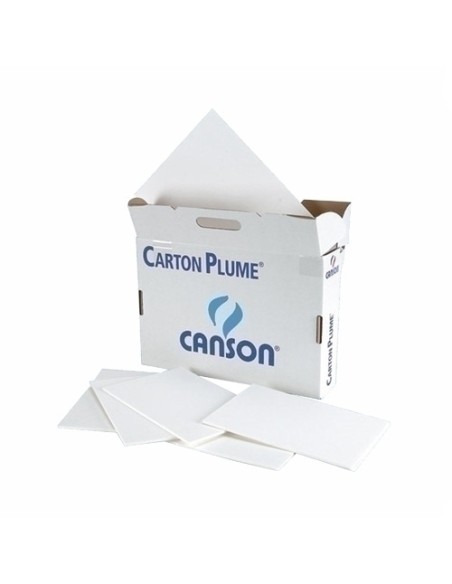CARTON PLUMA CANSON BLANCO  5 mm 100x140