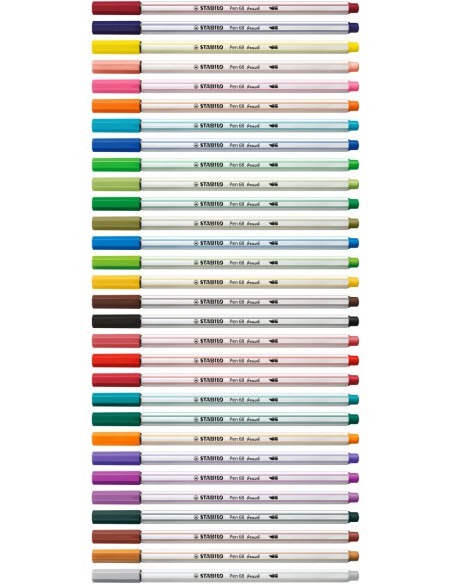 Pen 68 brush rotulador Verde 1 pieza(s)