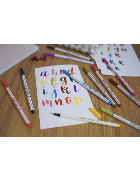 Pen 68 brush rotulador Verde 1 pieza(s)