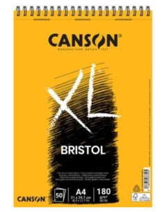 XL Bristol Bloc de hojas de papel para bellas artes 50 hojas