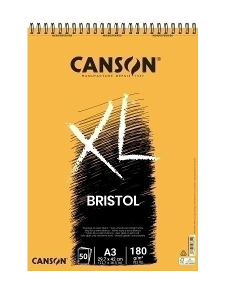 BLOCK DIB.G-C XL BRISTOL (esp) A3 50h