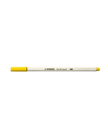 Pen 68 brush rotulador Medio Amarillo 1 pieza(s)