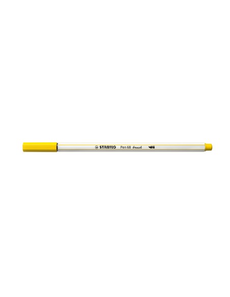 Pen 68 brush rotulador Medio Amarillo 1 pieza(s)