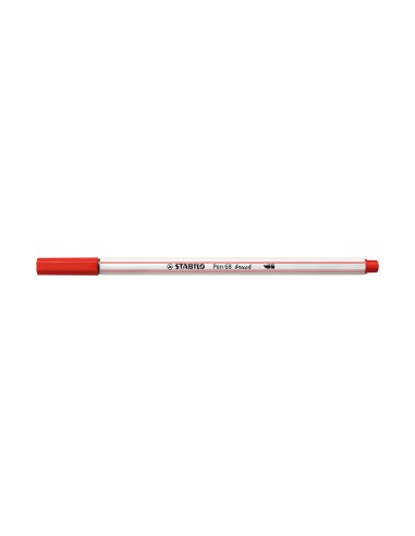 Pen 68 brush rotulador Medio Rojo 1 pieza(s)