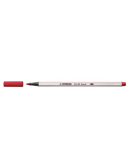 Pen 68 brush rotulador Medio Rojo 1 pieza(s)