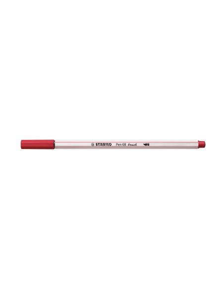 Pen 68 brush rotulador Medio Rojo 1 pieza(s)