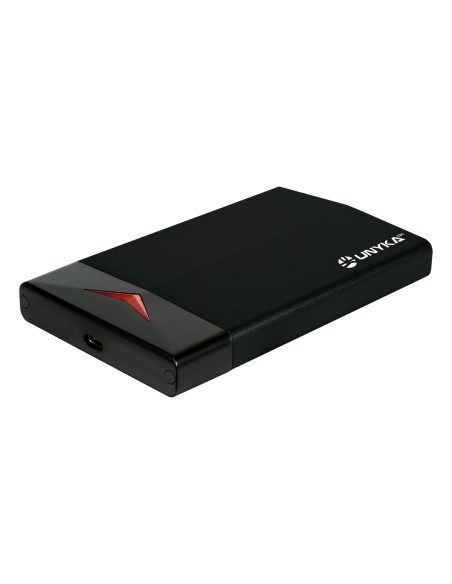 UK 25303 Caja de disco duro (HDD) Negro 2.5"