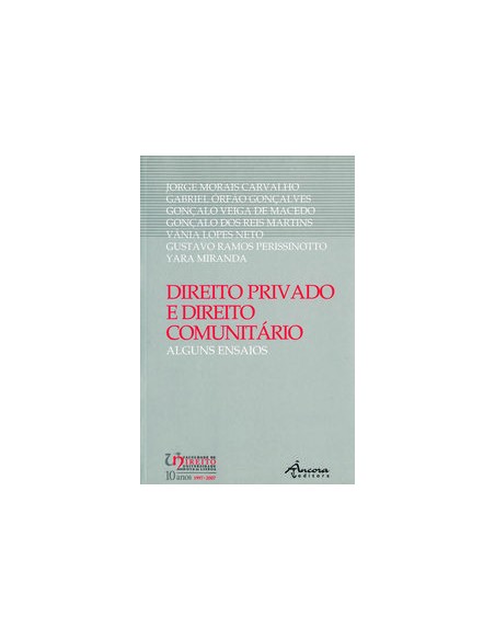 DIREITO PRIVADO E DIREITO COMUNITARIO