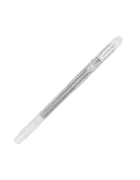 C 12 BOLIGRAFO UNI BALL SIGNO SPARKLING 1MM PLATA PURPURIN