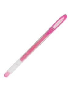 C 12 BOLIGRAFO UNI BALL SIGNO SPARKLING 1MM ROSA PURPURINA