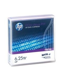 Cartucho de datos LTO-6 Ultrium de 6.25 TB RW