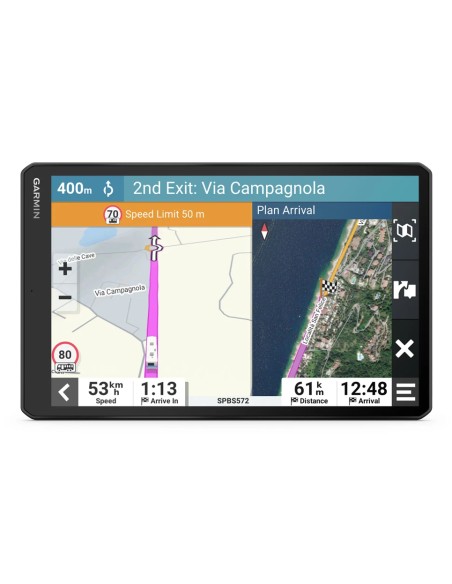 Camper 1095 navegador Fijo 25,6 cm (10.1") IPS Pantalla táctil 554 g Negro