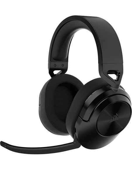 HS55 WIRELESS Auriculares Inalámbrico Diadema Juego Bluetooth Negro, Carbono