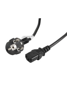 CA-C13C-11CC-0030-BK cable de transmisión Negro 3 m C13 acoplador CEE7/7