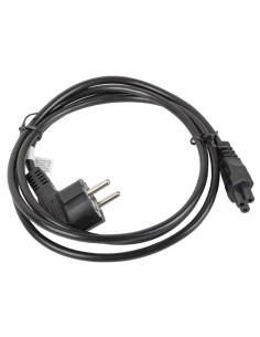 CA-C5CA-11CC-0018-BK cable de transmisión Negro 1,8 m CEE7/7 C5 acoplador