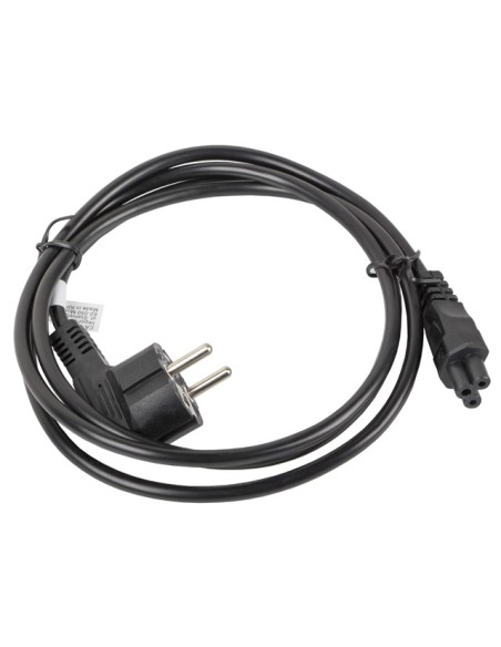 CA-C5CA-11CC-0018-BK cable de transmisión Negro 1,8 m CEE7/7 C5 acoplador