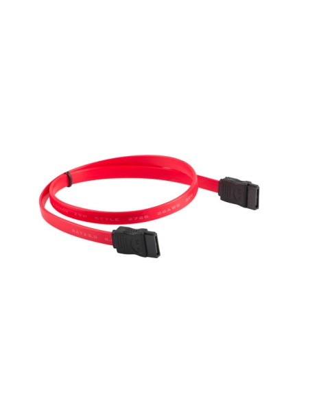 CA-SASA-10CU-0050-R cable de SATA 0,5 m SATA 7-pin Rojo