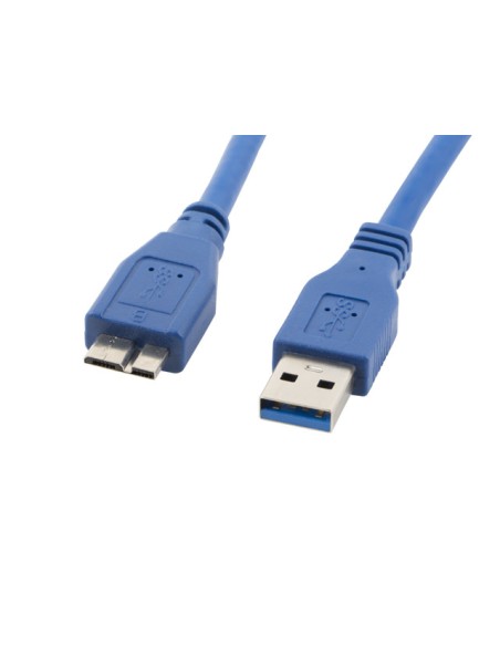 CA-US3M-10CC-0005-B cable USB 0,5 m Micro-USB A USB A Azul