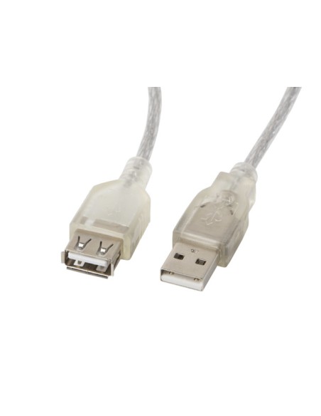 CA-USBE-12CC-0018-TR cable USB 1,8 m USB 2.0 USB A Transparente