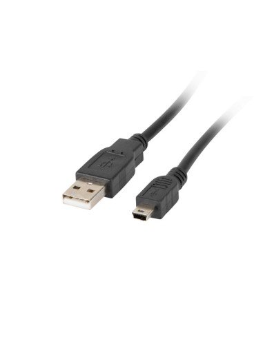 CA-USBK-10CC-0018-BK cable USB 1,8 m USB 2.0 Mini-USB A USB A Negro