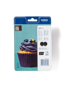 LC123BKBP2DR cartucho de tinta 1 pieza(s) Original Negro