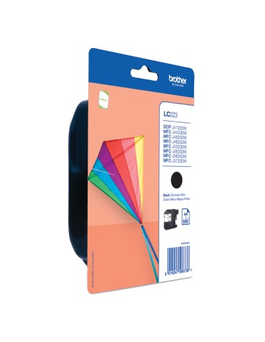 LC223BKBP cartucho de tinta 1 pieza(s) Original Negro