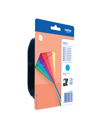 LC223CBP cartucho de tinta 1 pieza(s) Original Cian