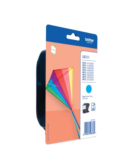LC223CBP cartucho de tinta 1 pieza(s) Original Cian