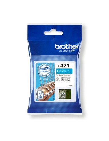 LC421C cartucho de tinta 1 pieza(s) Original Cian