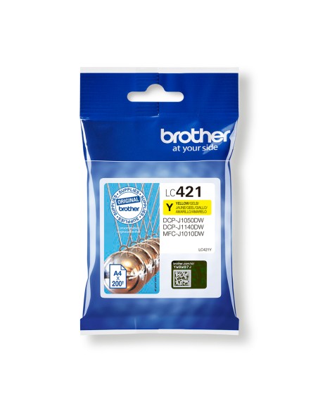 LC-421Y cartucho de tinta 1 pieza(s) Original Amarillo