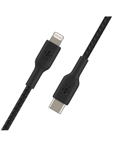 CAA004BT1MBK cable de conector Lightning 1 m Negro