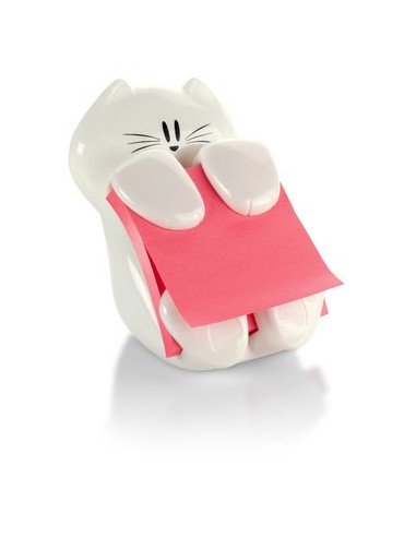 Pop-up Notes Dispenser for 3 in x 3 in Notes, Cat Dispenser