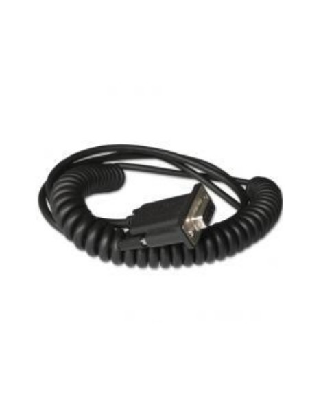 CBL-020-300-C00-01 cable de serie Negro 3 m RS232 DB9