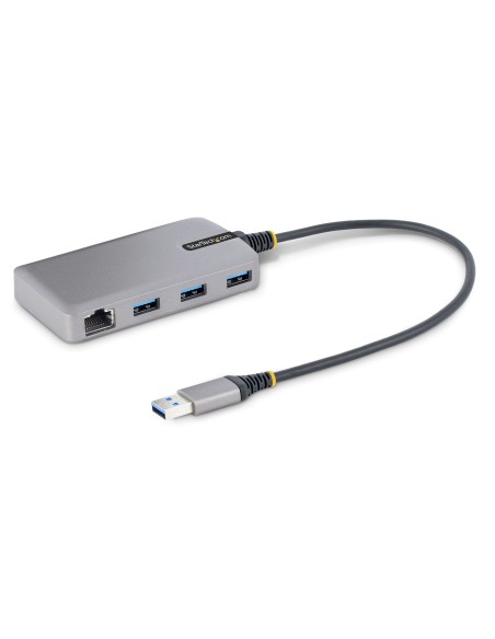 Hub USB de 3 Puertos USBA - USB 3.0 de 5Gbps - Alimentado por el Bus - Concentrador USB de 3 Puertos USB-A - Ladrón USB Portáti