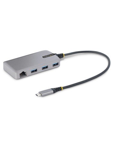 Hub USB-C de 3 Puertos USBA - USB 3.0 de 5Gbps - Alimentado por el Bus - Concentrador USB-C de 3 Puertos USB-A - Ladrón USB-C P