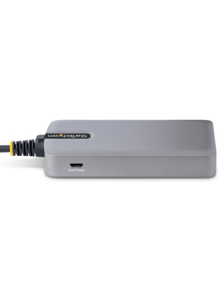 Hub USB-C de 3 Puertos USBA - USB 3.0 de 5Gbps - Alimentado por el Bus - Concentrador USB-C de 3 Puertos USB-A - Ladrón USB-C P