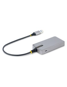 Hub USB de 4 Puertos - USB 3.0 de 5Gbps - Alimentado por el Bus - Concentrador de 4 Puertos USB-A con Alimentación Opcional - L 2