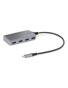 Hub USB de 4 Puertos USBA - USB 3.0 de 5Gbps - Alimentado por el Bus - Concentrador USB-C de 4 Puertos USB-A con Alimentación O