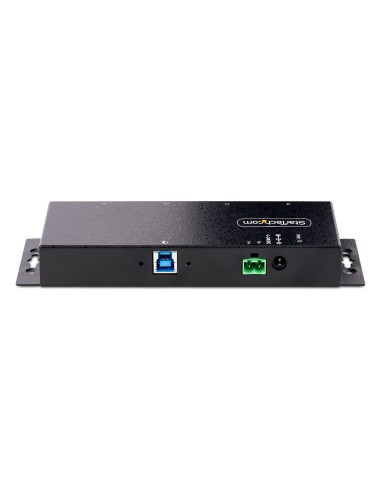 Hub Industrial USB 3.0 de 5Gbps de 4 Puertos - Concentrador USB con Protección de Picos y Descargas ESD - Ladrón USB-A de Monta