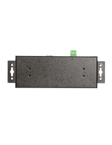 Hub USB Industrial de 7 Puertos Gestionado - Servicio Pesado - Caja de Metal - Protección ESD y Sobretensión - Montaje DIN, Par