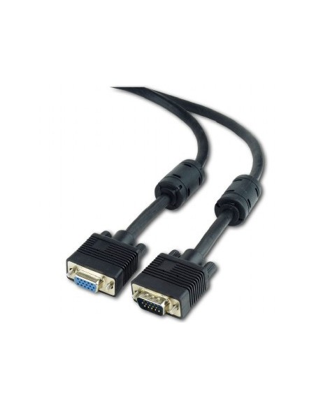 VGA M/F 1.8m cable VGA 1,8 m VGA (D-Sub) Negro